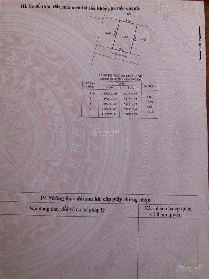 Đất bán gấp 8x14m full thổ cư, 2/ đường cây cám vlb, bình chánh. sổ riêng, vay ngân hàng được