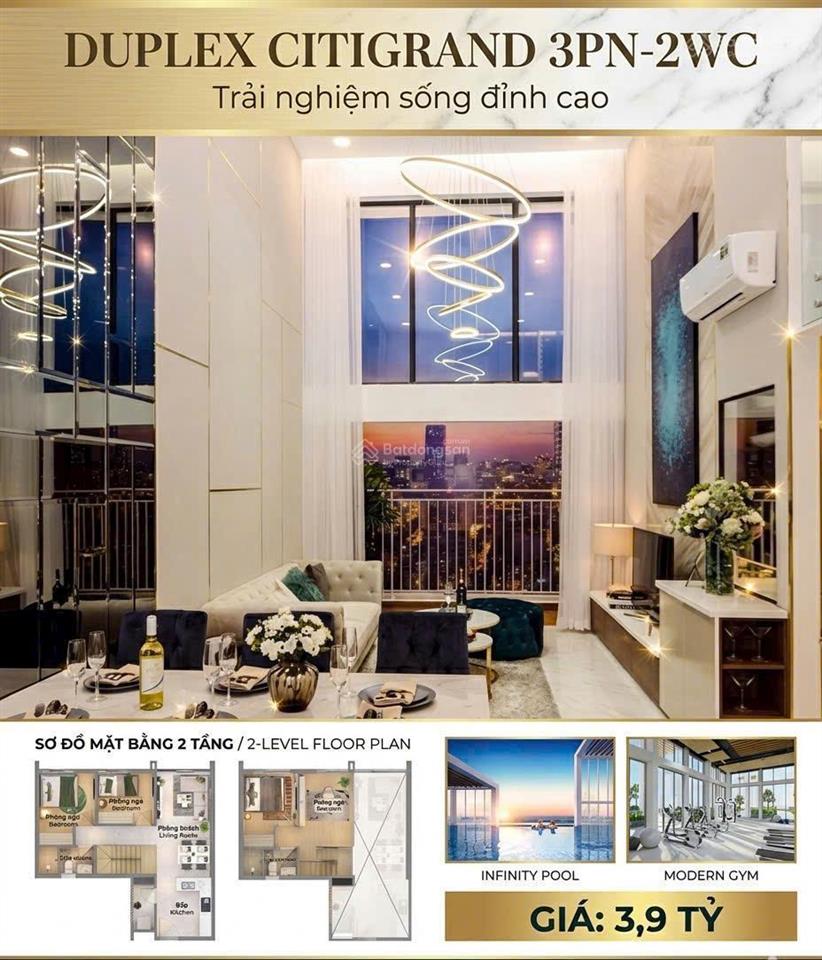 [giá tốt nhất] căn hộ citigrand quận 2  2pn 2wc chỉ từ 3.2 tỷ  nhận nhà ngay.