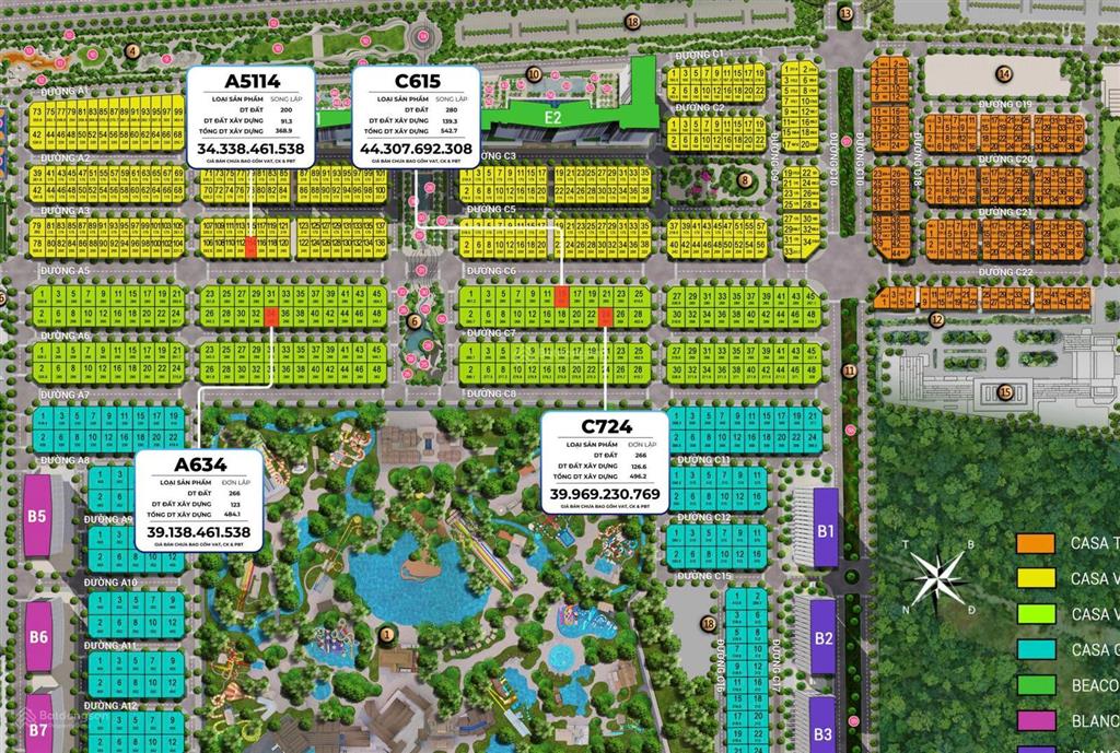 Villa biển vũng tàu  blanca city  22,9 tỷ  sở hữu lâu dài