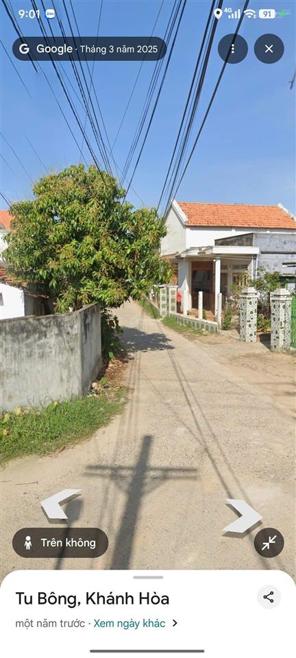 Bán lô vạn ninh  gần chợ tu bông 93m2 full thổ  1 tỷ 541