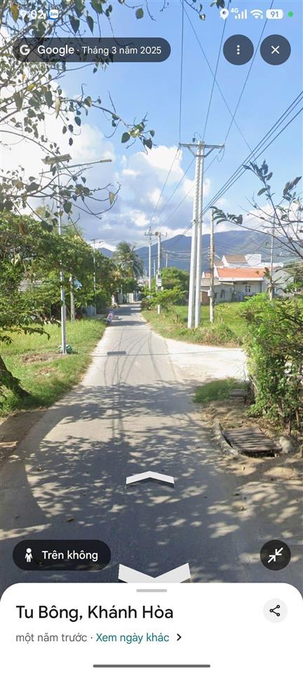 Bán lô vạn ninh  gần chợ tu bông 93m2 full thổ  1 tỷ 541