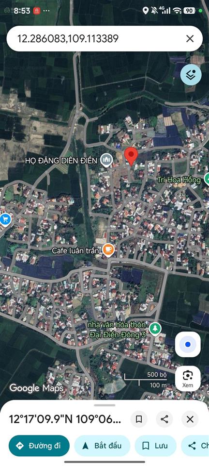 Diên điền  thôn trung 4  lô góc 2 mặt tiền 61.4m² full thổ  570 triệu