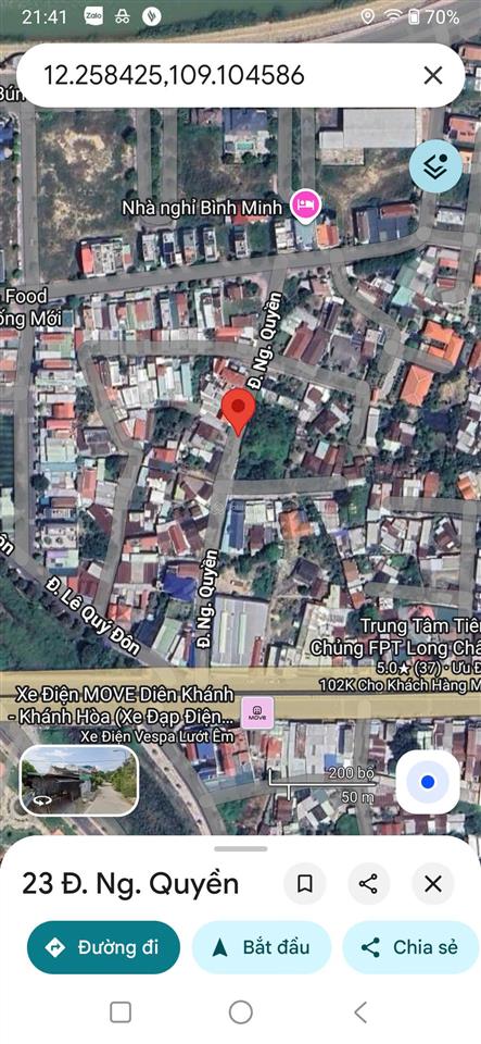 Mặt tiền ngô quyền trung tâm diên khánh | 124m2 | chỉ 2,85 tỷ | gần kđt nam sông cái kinh doanh