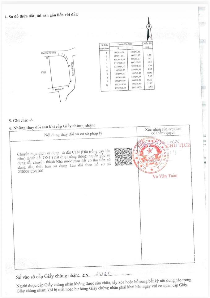 Lô góc 60m2 đường ô tô 4m thông thoáng xã diên bình 518tr