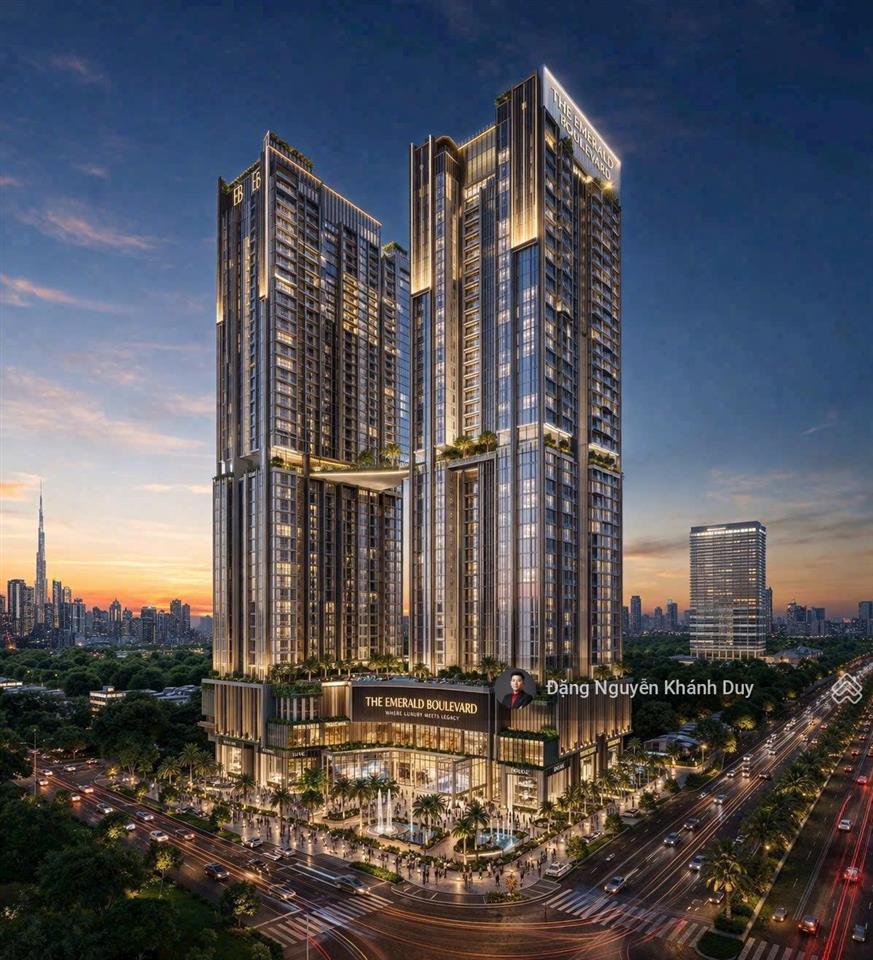 Booking emerald boulevard dòng sản phẩm cao cấp nhất trục ql13  bàn giao full nội thất cao cấp