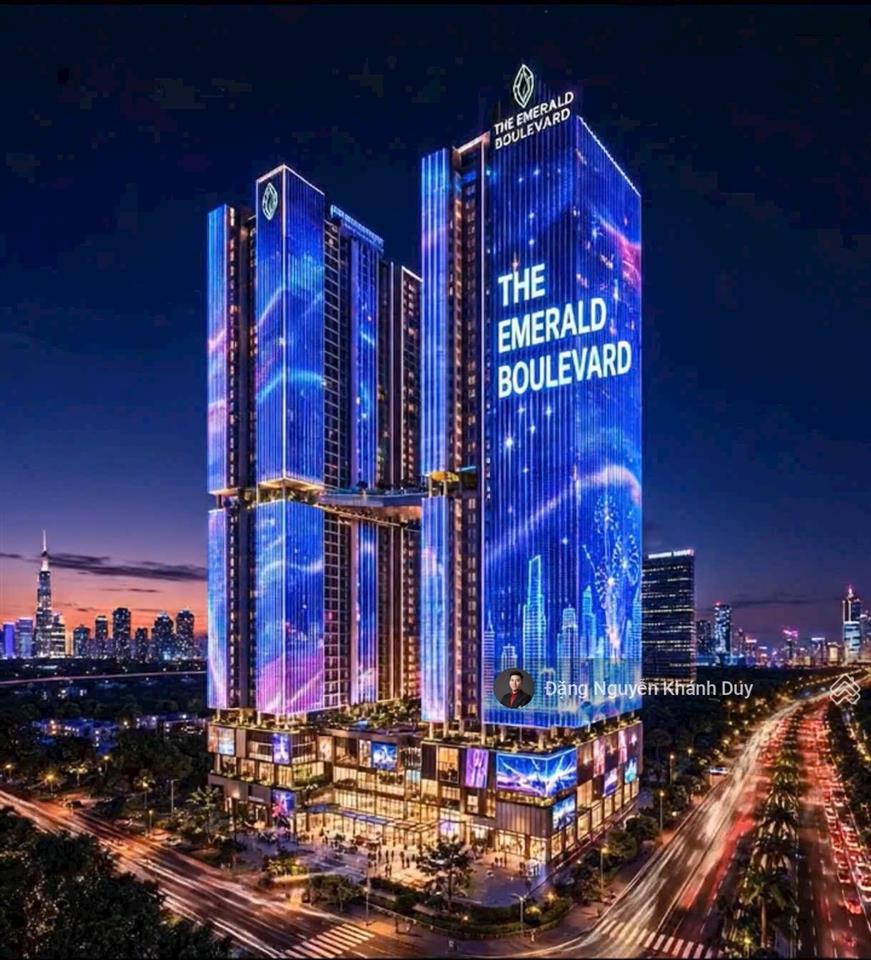 Booking ưu tiên chọn căn emerald boulevard dòng căn hộ cao cấp nhất ql13  full nội thất view sông