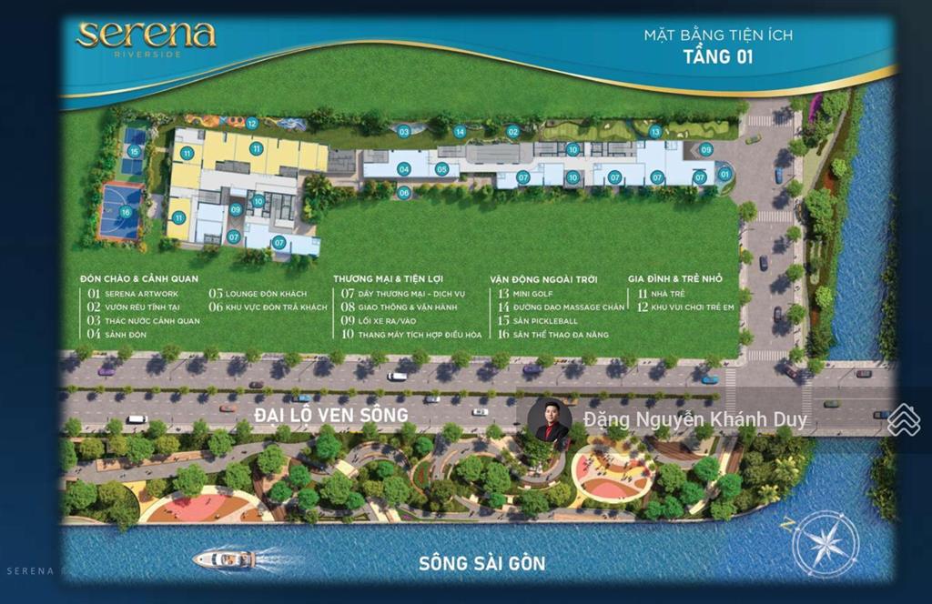Booking ưu tiên căn hộ 2pn home resort ven sông serena riverside  chiết khấu đặc quyền booking sớm