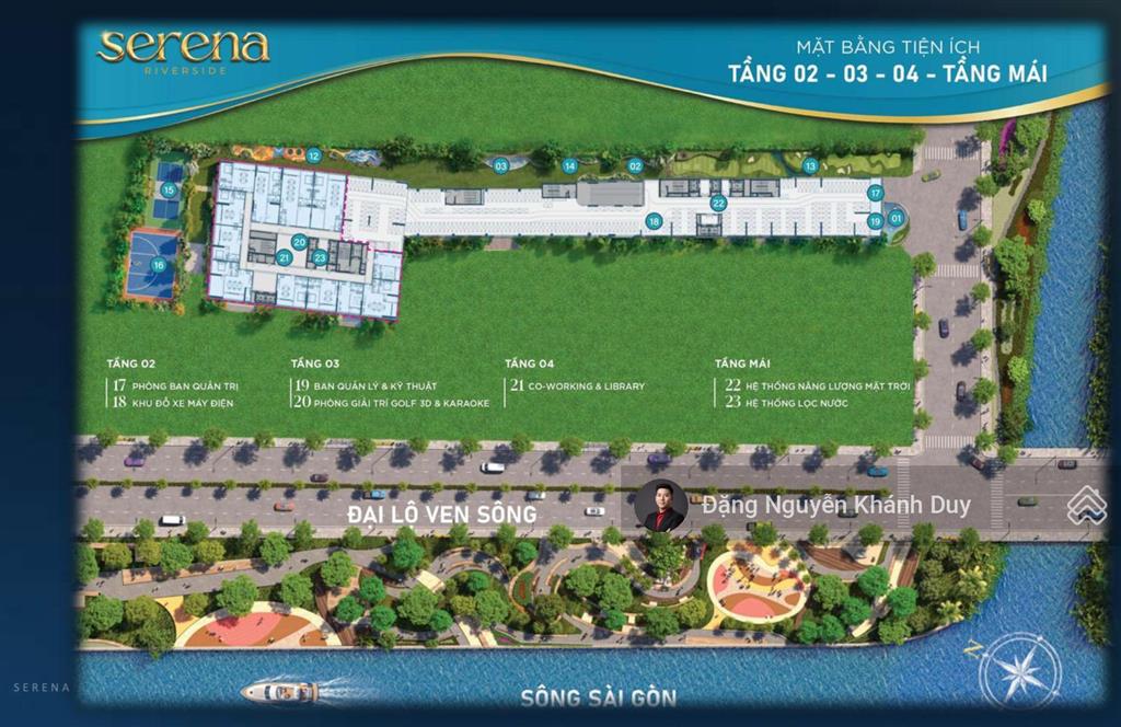 Booking ưu tiên căn hộ 2pn home resort ven sông serena riverside  chiết khấu đặc quyền booking sớm