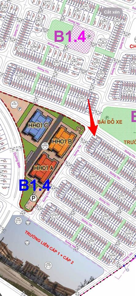 Bán căn góc ngã 4 đường 17m. mặt 3 toà chung cư. giá siêu tốt