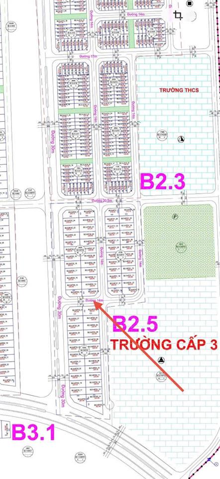 86 tr/m2  biệt thự lô góc chính ngã tư đường hướng đông nam, 212,5m, có thương lượng