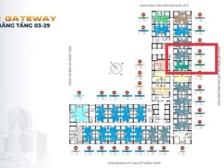 Bán suất nội bộ bcons center city c.1109 giá 2.994 tỷ (đã vat) 2pn+2wc, tháp gateway hướng đn