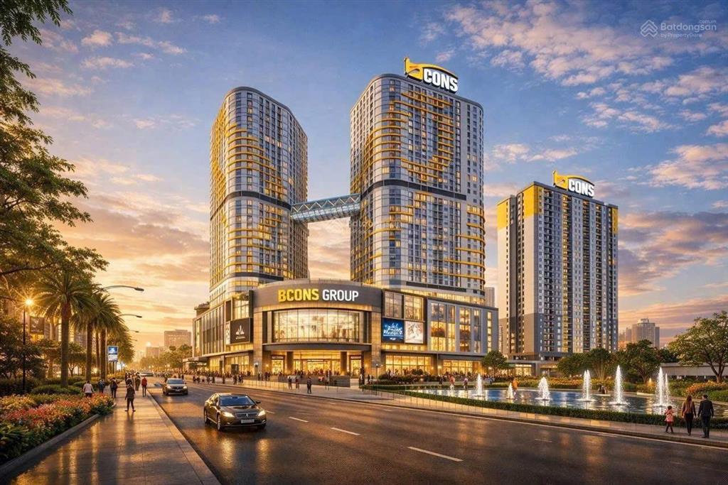 Suất nội bộ bcons center city giá 2.6 tỷ/căn 2pn + 2wc, chiết khấu 160 triệu, tặng 2 chỉ vàng