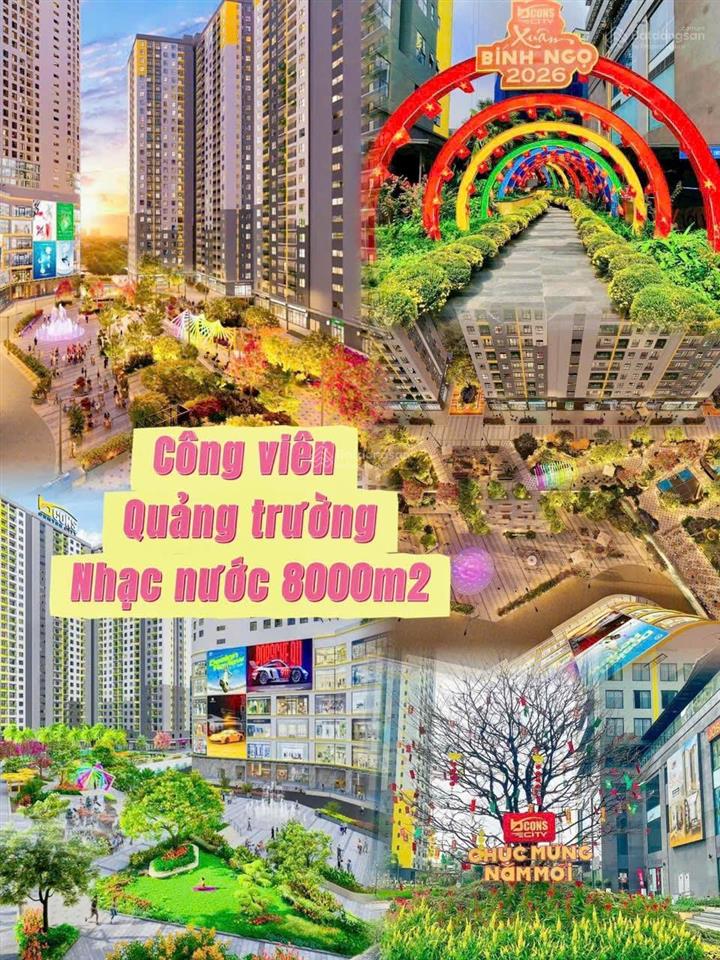 Suất nội bộ bcons center city giá 2.6 tỷ/căn 2pn + 2wc, chiết khấu 160 triệu, tặng 2 chỉ vàng