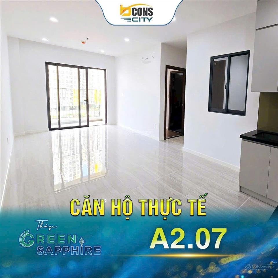 Suất nội bộ bcons city 2.6 tỷ/căn 2pn + 2wc, chiết khấu 6.1%, tặng 1.5 chỉ vàng