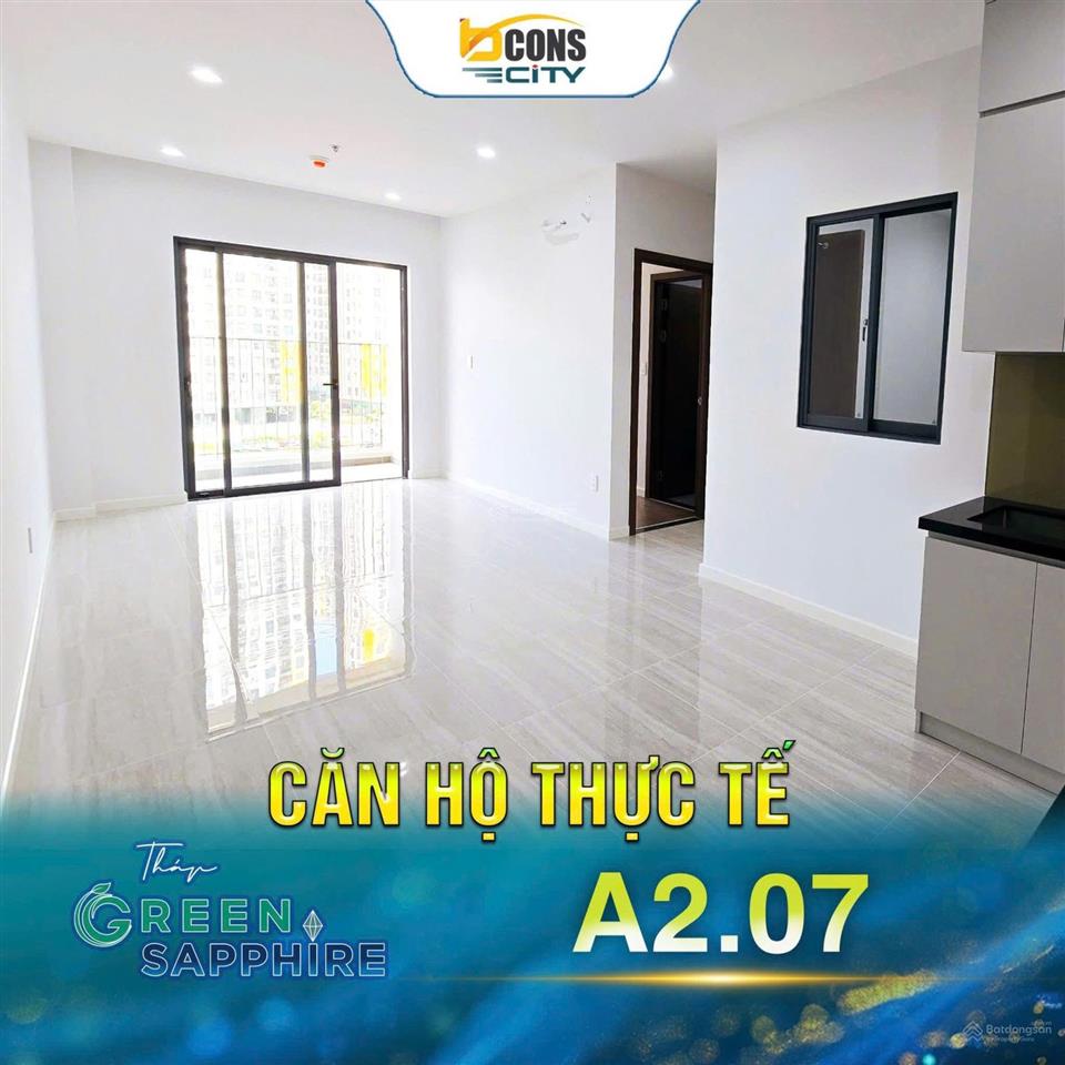 Suất nội bộ bcons city 2.6 tỷ/căn 2pn + 2wc, chiết khấu 6.1%, tặng 1.5 chỉ vàng