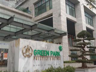 Bán sàn thương mại, văn phòng 110m2 tòa nhà green park trần thủ độ, hoàng mai.