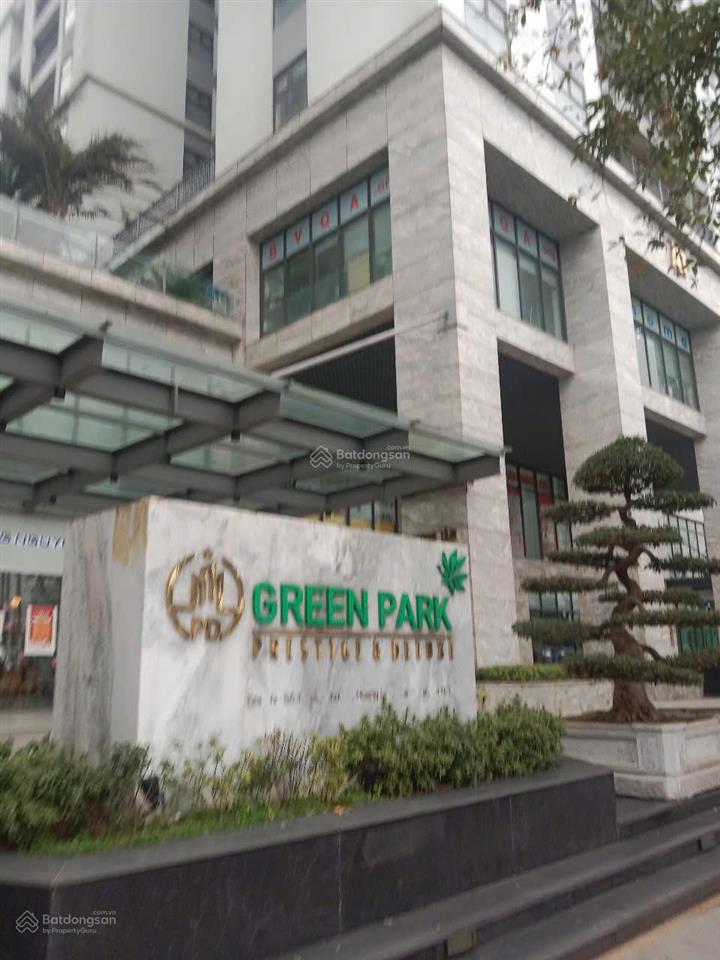 Bán sàn văn phòng 110m2 tòa nhà green park trần thủ độ, hoàng mai.