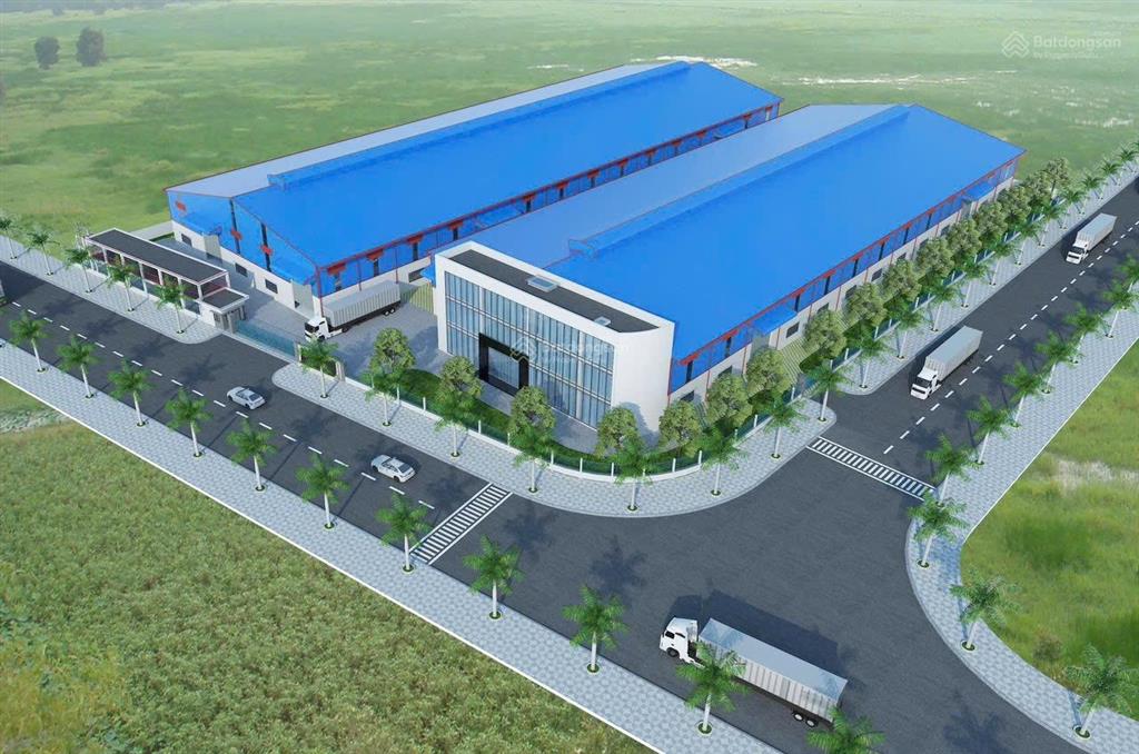 Cho thuê kho xưởng 12700 mét vuông khu công nghiệp nam thuận, đức hoà, long an điện 1000kva
