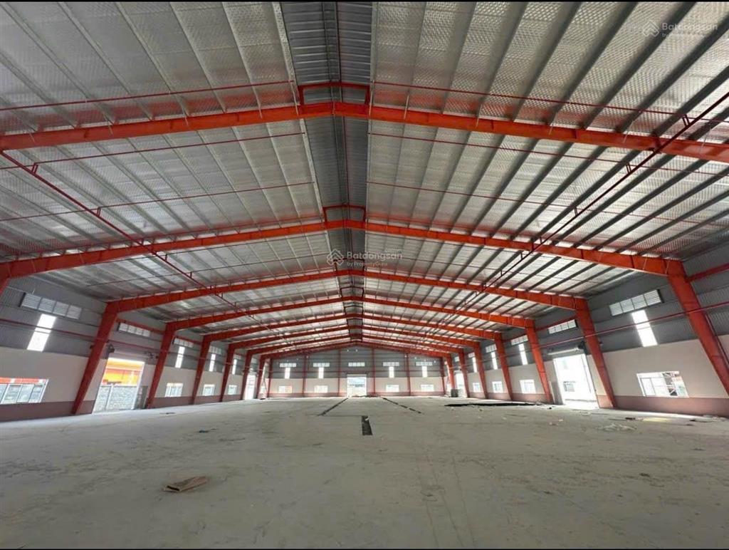 Cho thuê kho xưởng 12700 mét vuông khu công nghiệp nam thuận, đức hoà, long an điện 1000kva