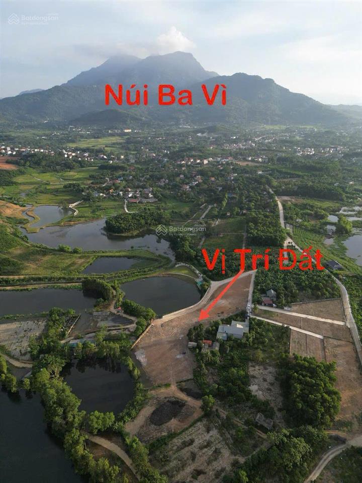 Đất bám hồ 372m2 siêu đẹp tài chính hơn 2 tỷ tại ba vì cách đt 87a chỉ 200m