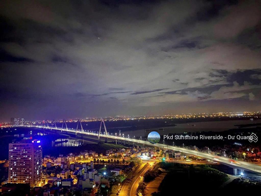 Bán căn 81.7m2 sunshine riverside  view cầu + sông  full đồ rời đầy đủ  sổ đỏ  8.3 tỷ