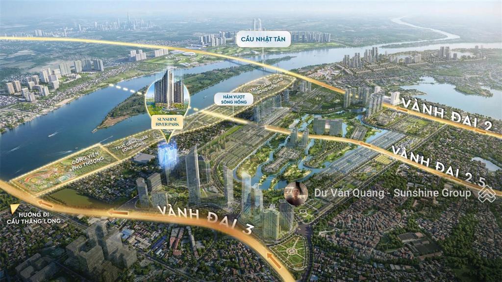 Dự án mới nhất tại kđt ciputrasunshine river parkgiá từ 104tr/m2+dt 63m270m290m2100m2140m2