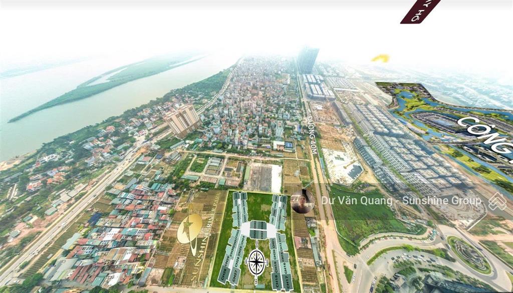 Dự án mới nhất tại kđt ciputrasunshine river parkgiá từ 104tr/m2+dt 63m270m290m2100m2140m2