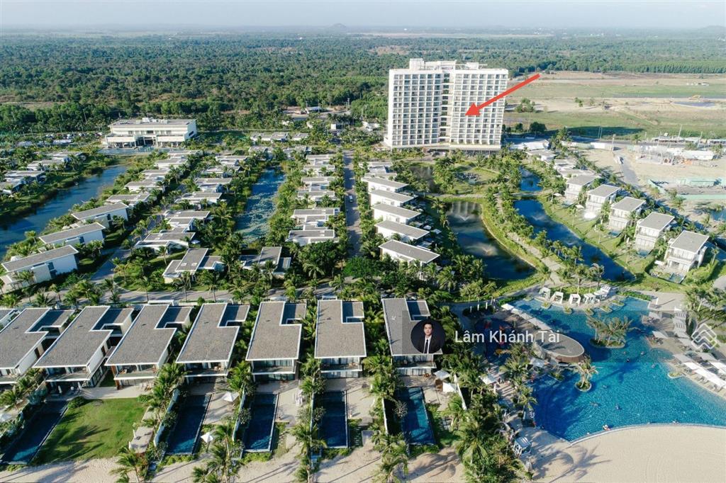 Cần bán cắt lỗ 500tr căn hộ 1pn view biển melia hamptons hồ tràm 47m2 full nội thất