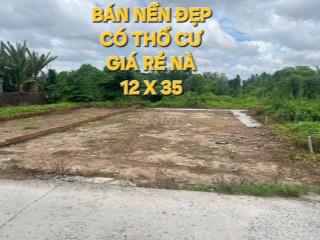 BÁN NỀN LỚN ĐẸP MẶT TIỀN ĐƯỜNG LỘ BÊ TÔNG GẦN CHỢ TÂN THÀNH XÃ TÂN LƯỢ