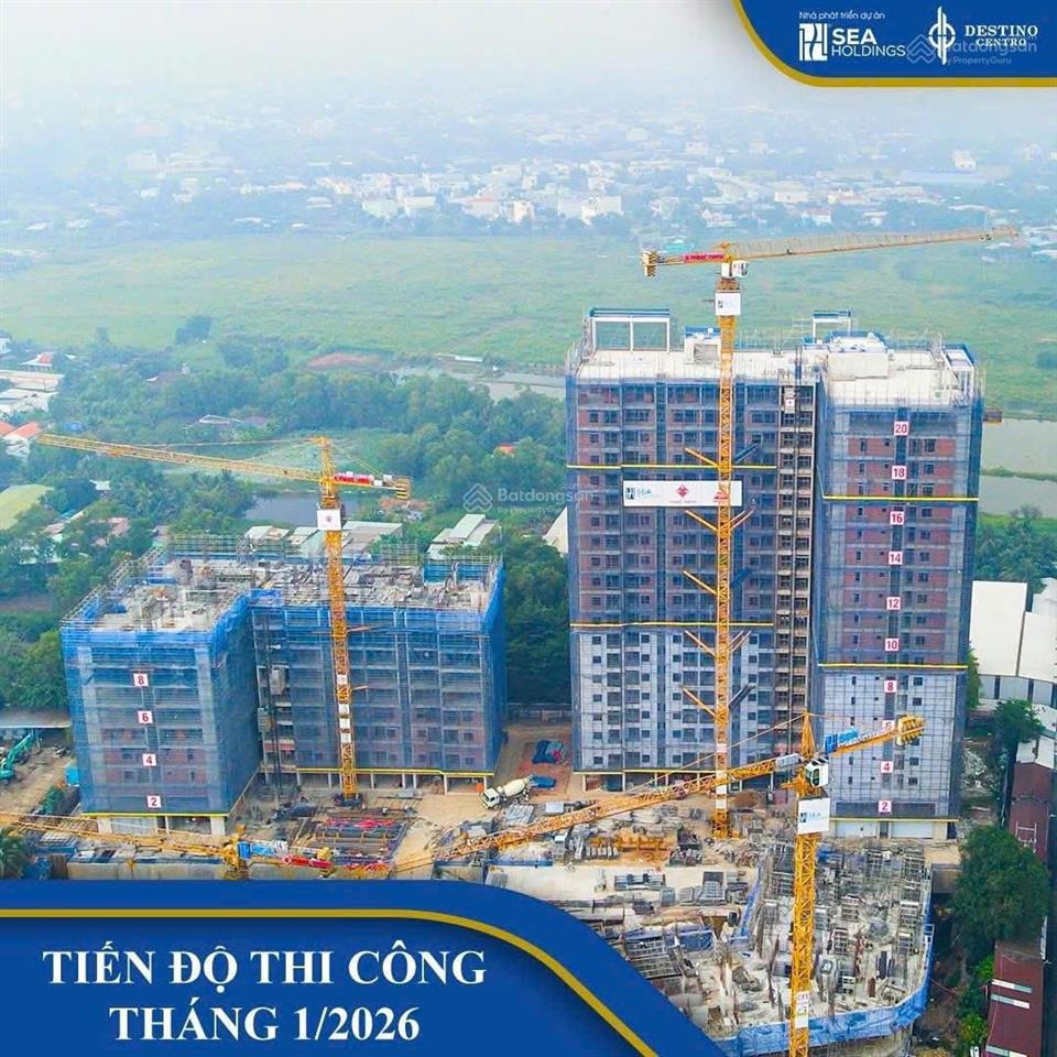 Chính chủ cần bán 3 căn góc 2 phòng ngủ  tầng đẹp, dự án destino centro. nhận nhà quý 4/2026