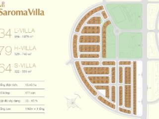 Hot bán căn biệt saroma sala , giá 35 tỷ , căn góc hoàn thiện đã có sổ hồng, hàng vip