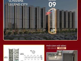 Bán căn studio sunshine legend city ciputra  dt 31,7m2  tòa l9