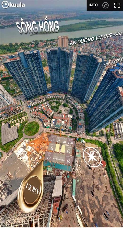Căn hiếm 2pn 69m2, tầng đẹp, view thoáng astor 1. ck 16%, miễn phí 36 tháng phí qlvh