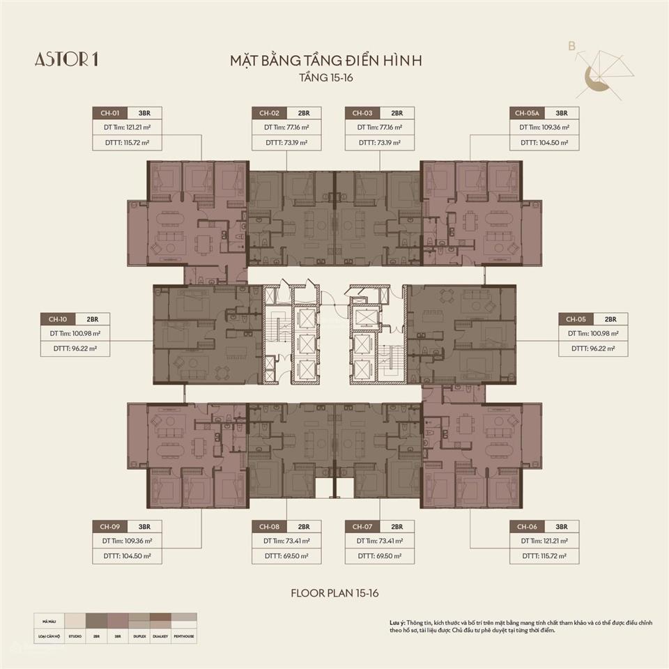 Căn hiếm 2pn 69m2, tầng đẹp, view thoáng astor 1. ck 16%, miễn phí 36 tháng phí qlvh