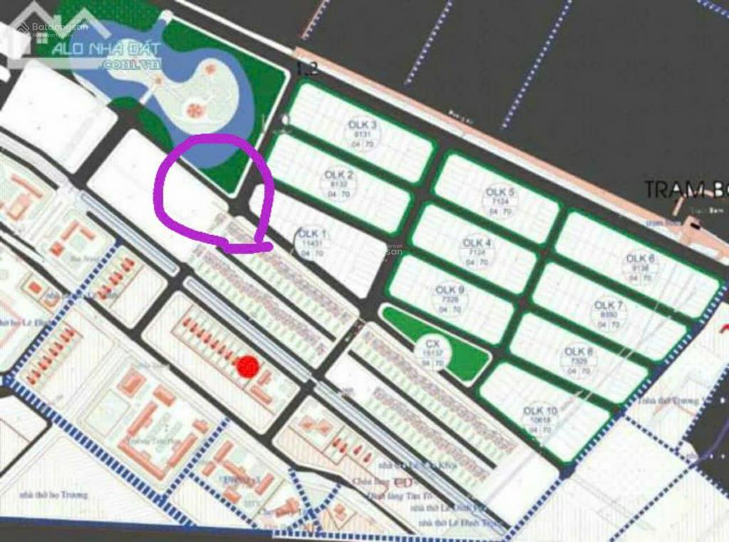 Bán đất mặt tiền 13,5m view công viên ở thủy tân phường hương thuỷ, tp huế 289m² = 10x28,9m