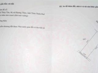 Bán đất mặt tiền 13,5m view công viên ở thuỷ tân hương thuỷ huế 289m2 = 10x28,9