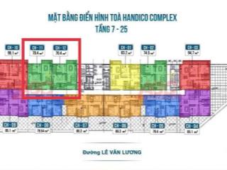 Quỹ căn ngoại giao đang giao dịch tại chung cư handico 33 lê văn lương giá tốt  0915 317 ***