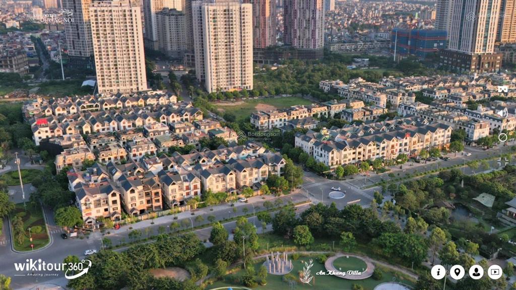 Biệt thự an khang 2 mặt đường, đông nam, ở luôn, mặt sau công viên