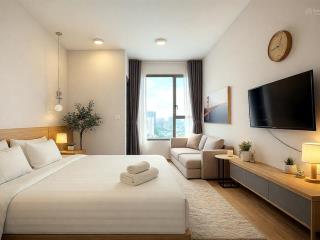 Cho thuê studio 28m2 full nội thất cao cấp rivergate 151 bến vân đồn, ở ngay