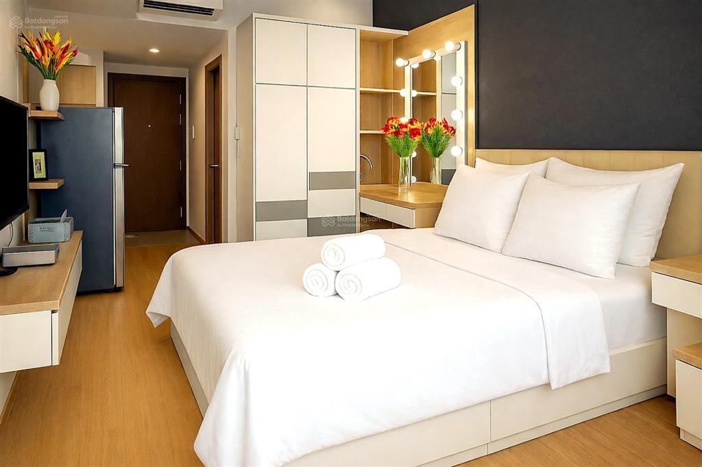 Cho thuê studio 28m2 full nội thất cao cấp rivergate 151 bến vân đồn, ở ngay