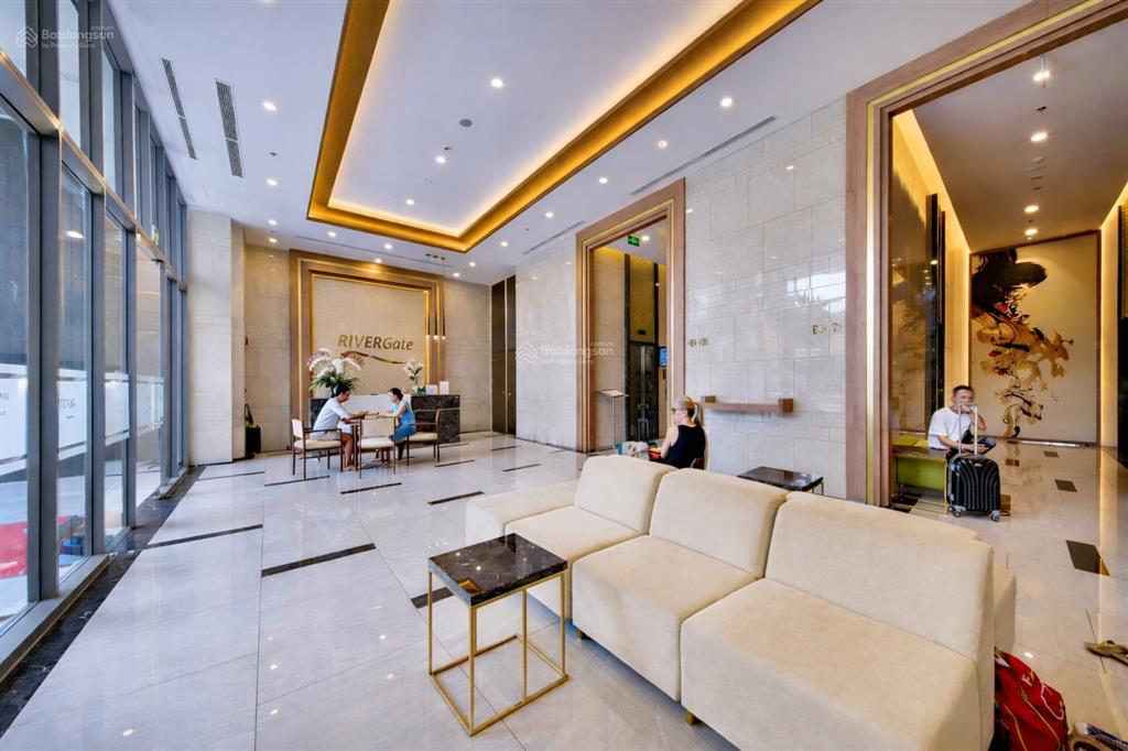 Bán officetel rivergate 151 bến vân đồn q4, 46.5m2 full nội thất, view sông, dòng tiền tốt