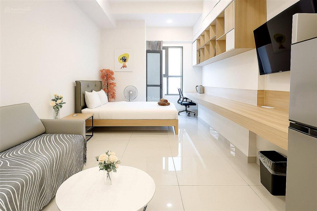 Cho thuê rivergate q4 35m2 full nt, xách vali vào ở, 15tr/tháng