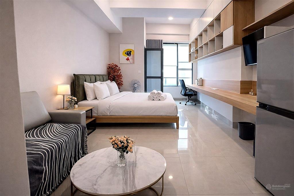 Cho thuê rivergate q4 35m2 full nt, xách vali vào ở, 15tr/tháng