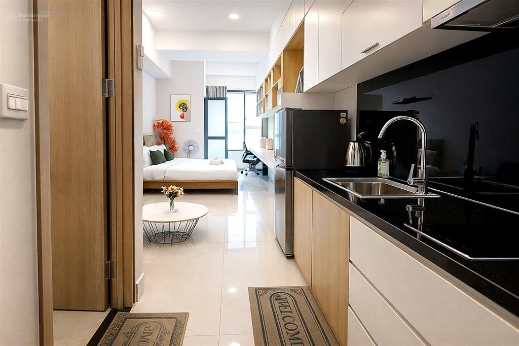 Cho thuê rivergate q4 35m2 full nt, xách vali vào ở, 15tr/tháng