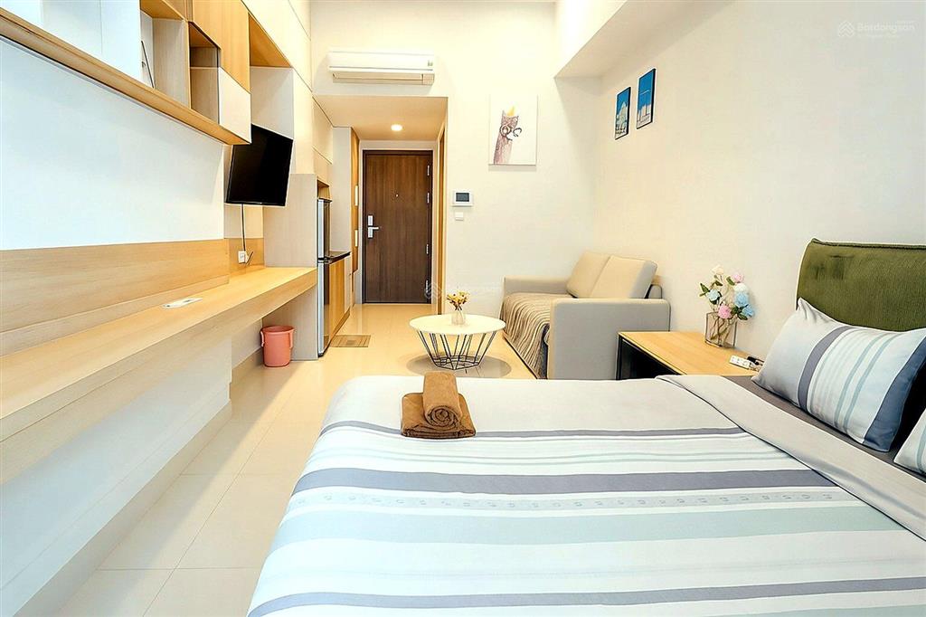 Cho thuê rivergate q4 35m2 full nt, xách vali vào ở, 15tr/tháng