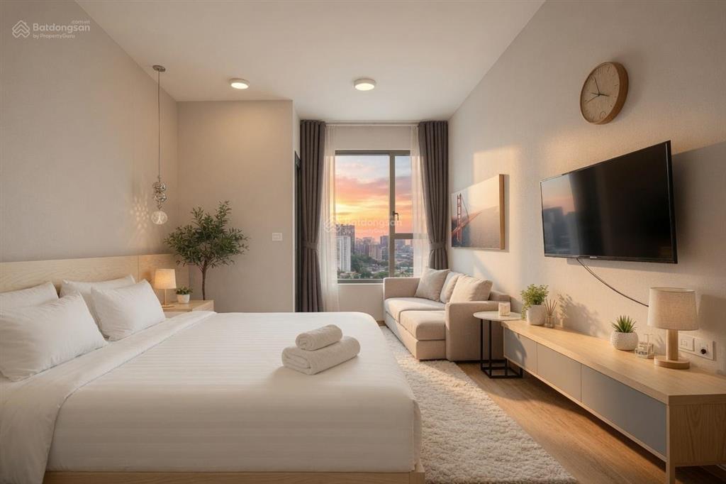 Bán officetel river gate 26m2 tầng 20 view sông full nt 3,2 tỷ