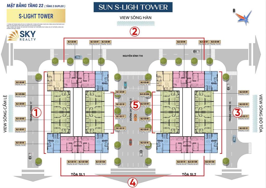 Nóng chính thức nhận booking penthouse slight, đặc biệt view sông sở hữu lâu dài