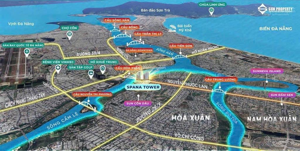 Căn 2pn view trực diện sông, sở hữu lâu dài chỉ 4,6 tỷ