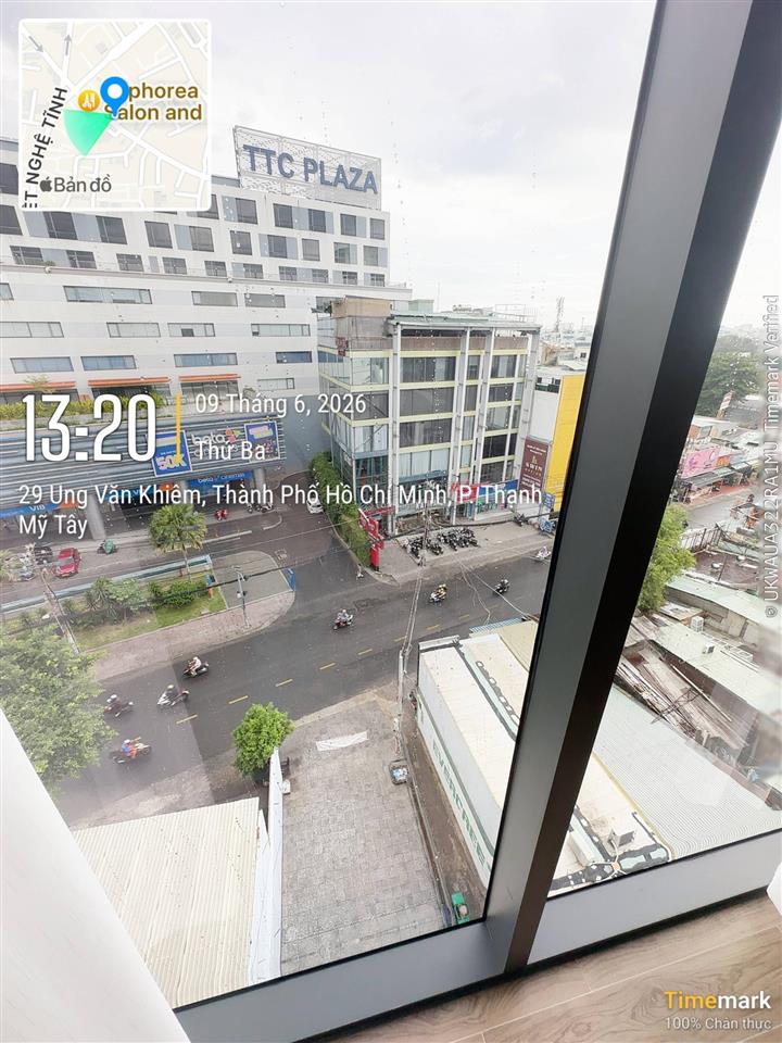 Cho thuê tòa nhà văn phòng mới 100% số 29 ung văn khiêm p thạnh mỹ tây hầm 9 tầng 8x35m, hhmg 1 thg