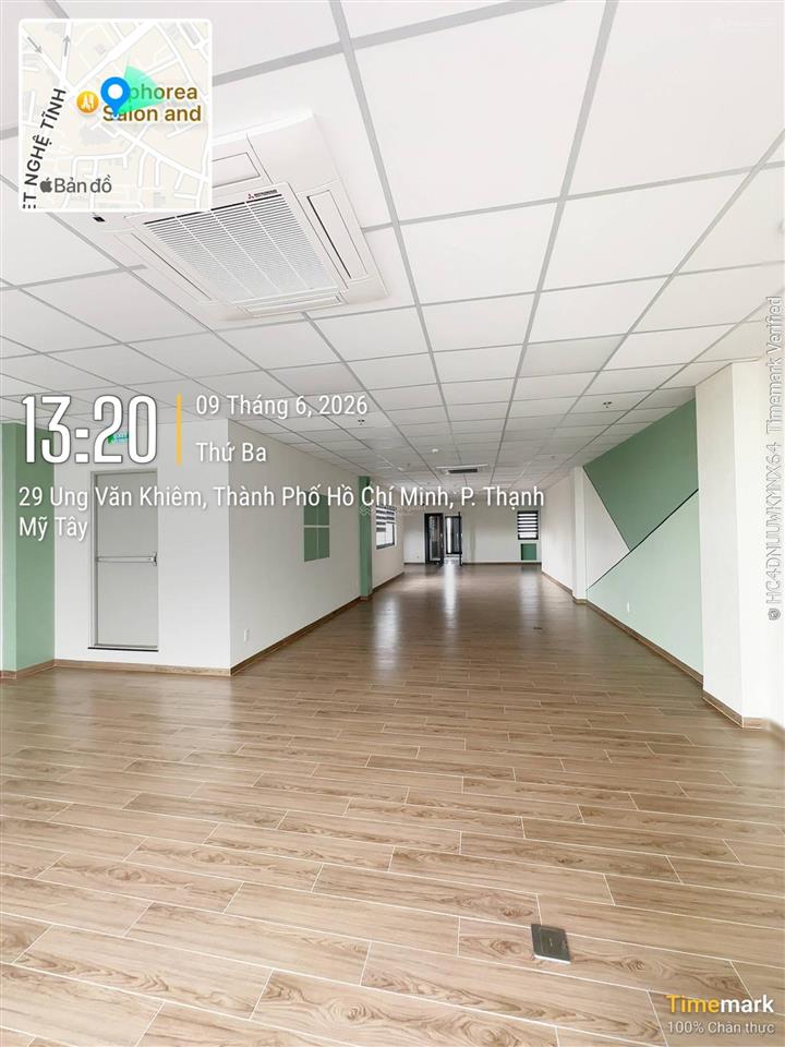 Cho thuê tòa nhà văn phòng mới 100% số 29 ung văn khiêm p thạnh mỹ tây hầm 9 tầng 8x35m, hhmg 1 thg